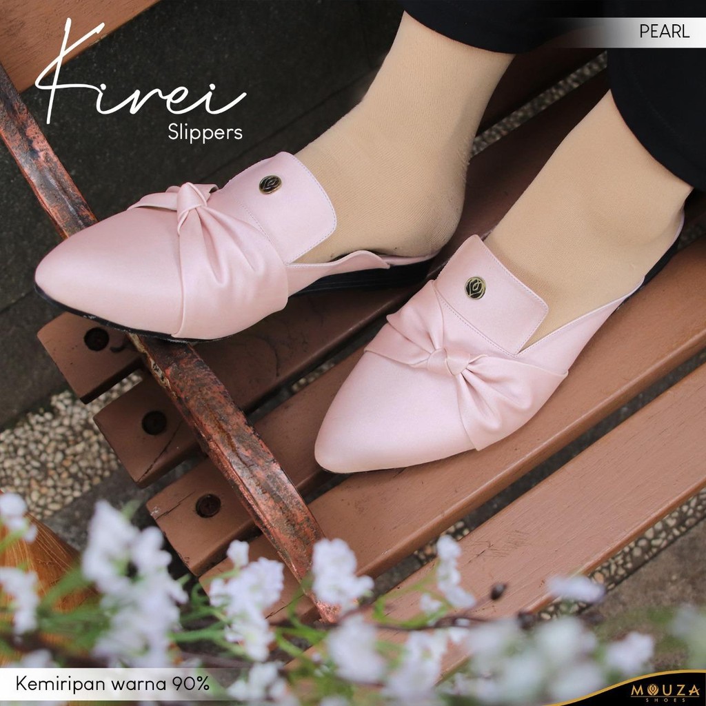 MOUZA - Sepatu Sandal Slip Wanita Kirei Slippers Simple Original By Mouza