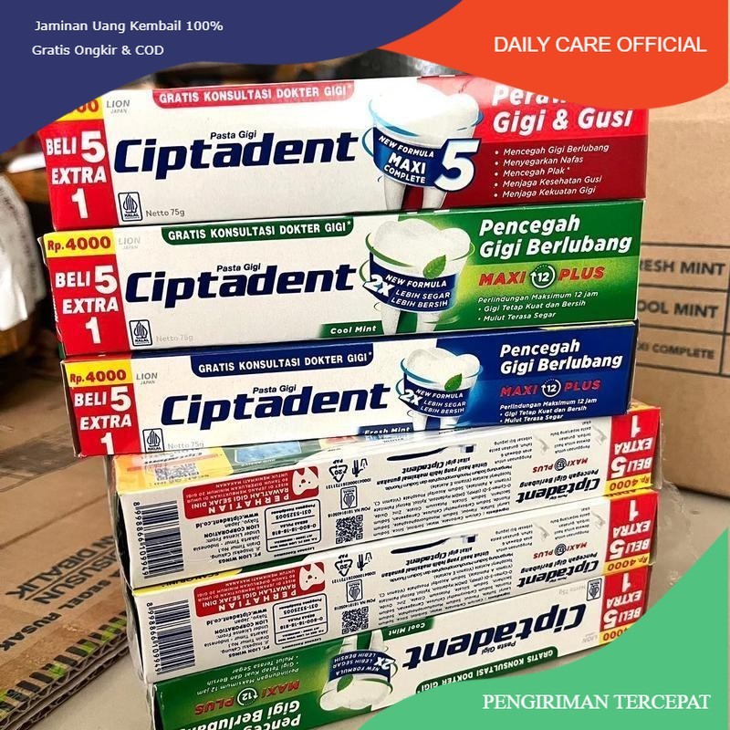 Paket Hemat 3 pcs Ciptadent 75 gram