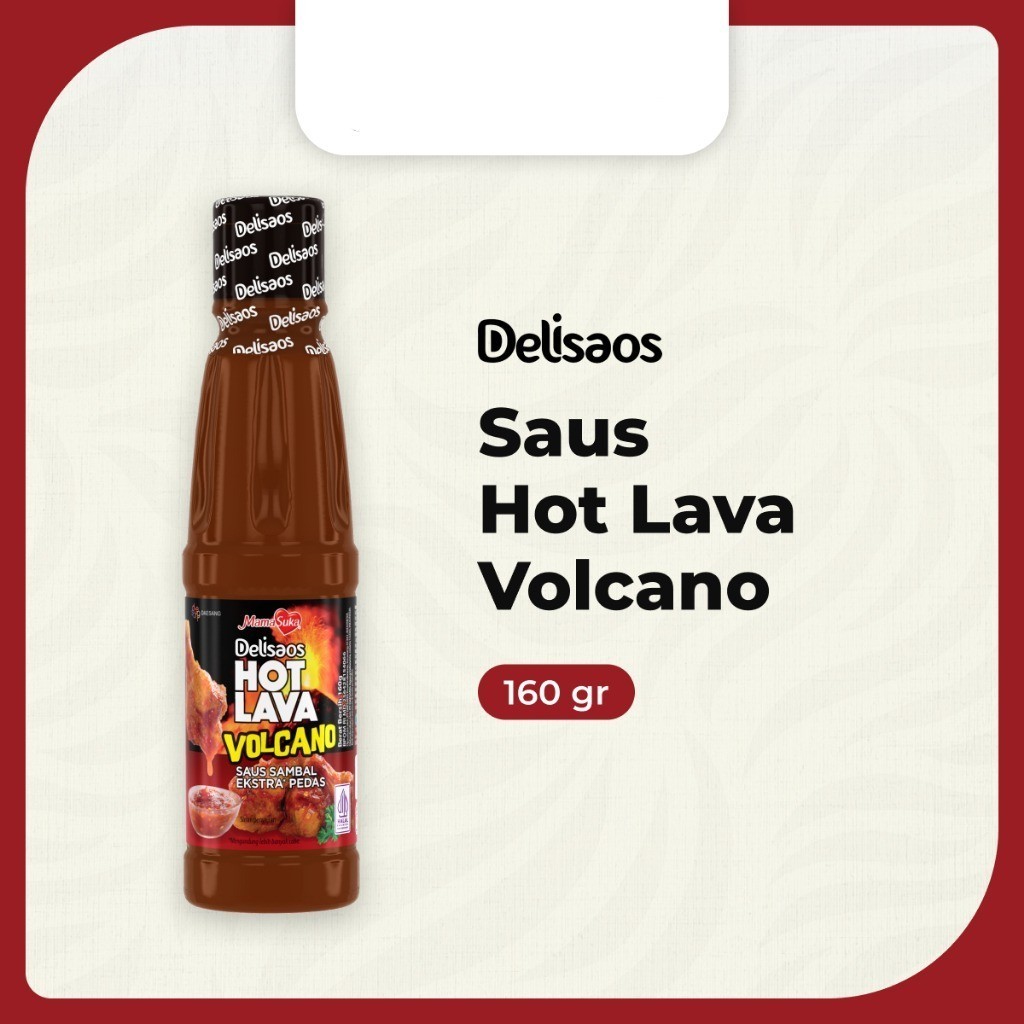 

JOSCELLY.ID MAMASUKA Delisaos Hot Lava Sauce / Saus Sambal Pedas 160 gr