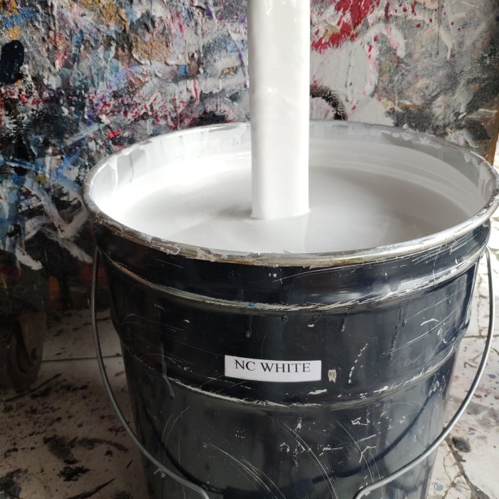cat duco/cet duco untk kayu besi warna putih / white ukuran 20kg/1pail