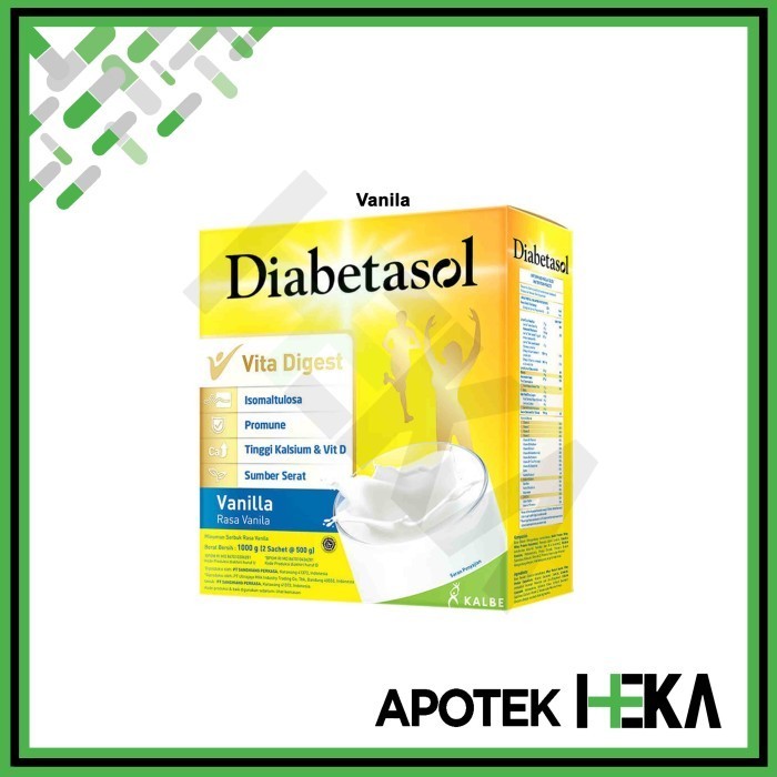 

✨NEW✨ -Diabetasol 950 g - Susu Nutrisi Khusus Diabetes - Vanila