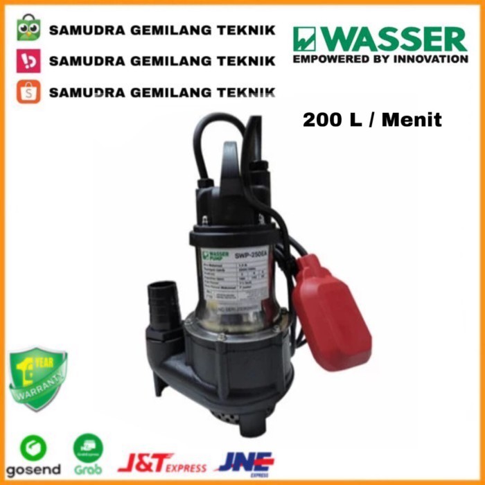 Pompa Celup Air Kotor Wasser 250 Watt Otomatis