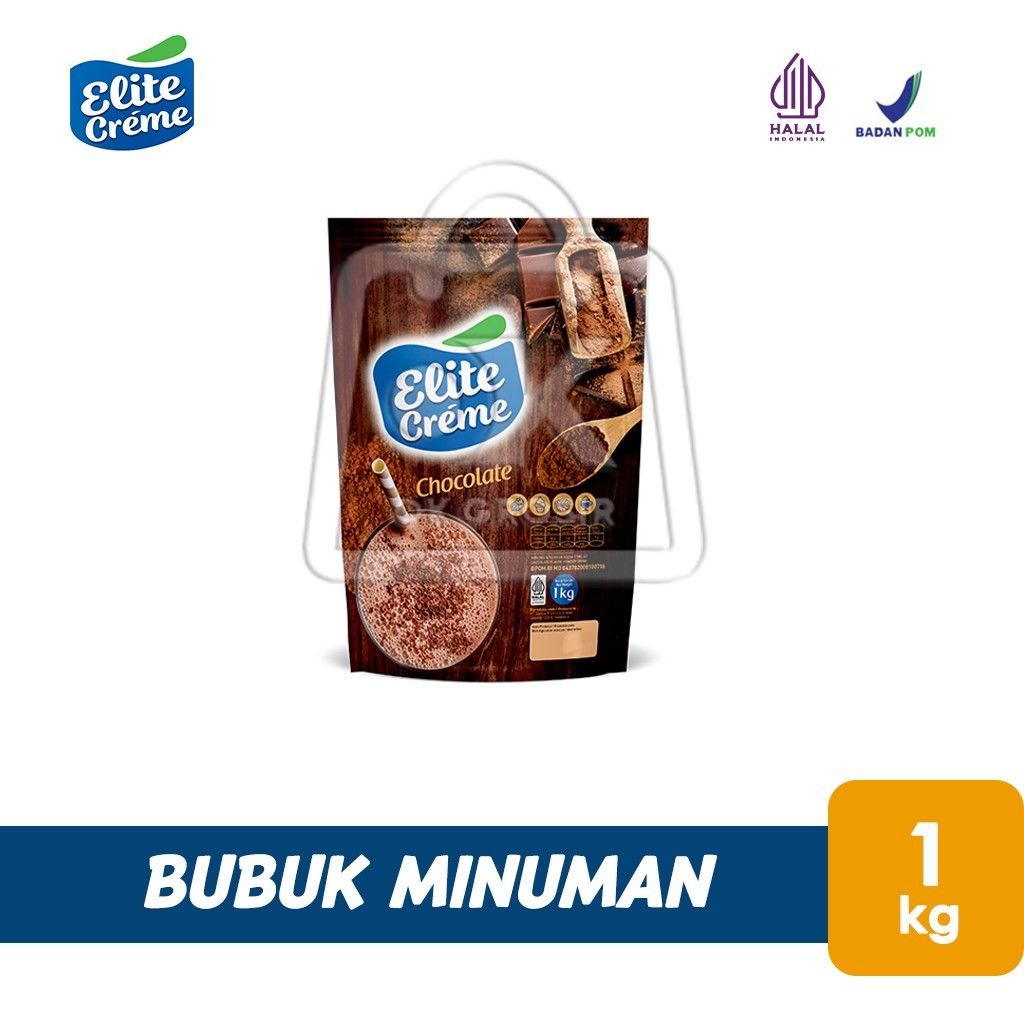 

Chocolate Powder ELITE CREME Bubuk Minuman Rasa Cokelat Coklat (Pouch 1kg)