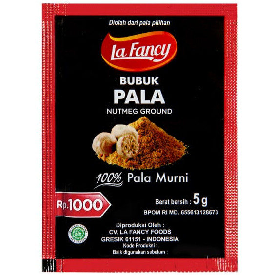 

La Fancy Foods Pala Bubuk Saset 5gram - Bumbu Rempah 100% Ori