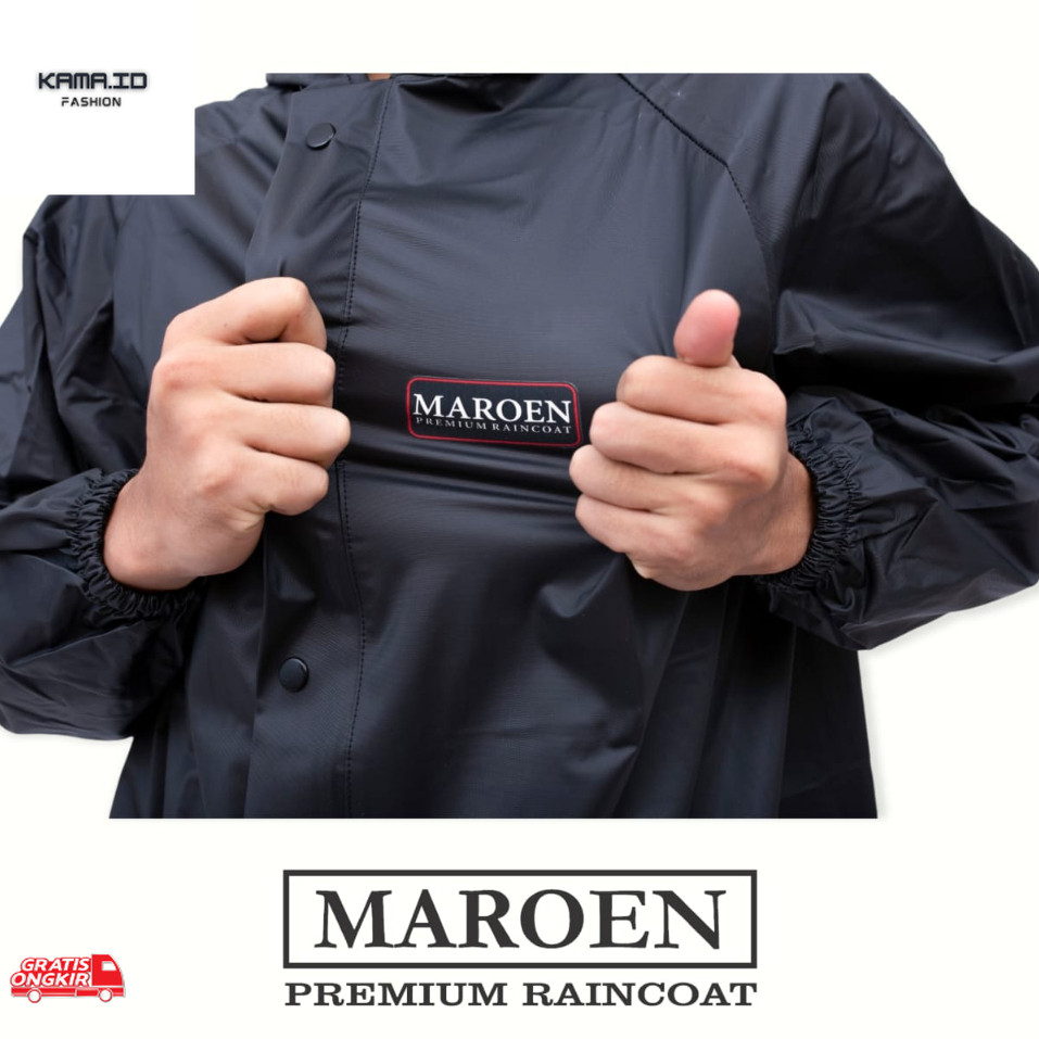 Musim Hujan / JAS HUJAN SETELAN PRIA WANITA BY MAROEN ORIGINAL BAHAN TEBAL LENTUR ANTI REMBES MURAH 