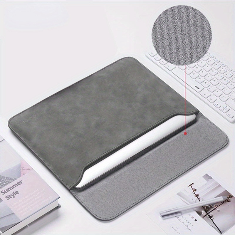

Laptop Bag Sleeve For Macbook Air 13 A2237, Air 15 Case M1 M2 M3 Pro 14 16 Inch 2021 2023 PU Leather Bags Cover For Laptop Bags
