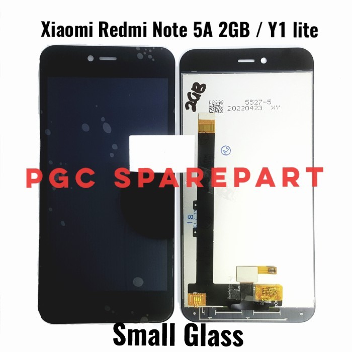 PGC99 LCD Touchscreen Xiaomi Redmi Note 5A RAM 2GB - Y1 lite Small glass - Hitam