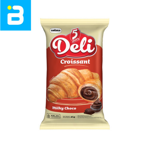 

5 Days Deli Croissant Milky Choco 45G