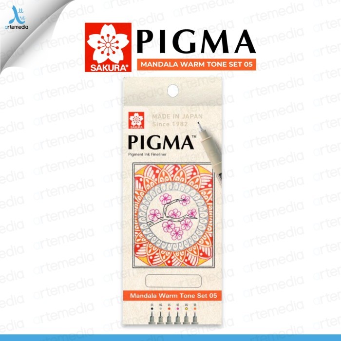 

Drawing Pen Sakura Pigma Micron 05 Mandala Set A