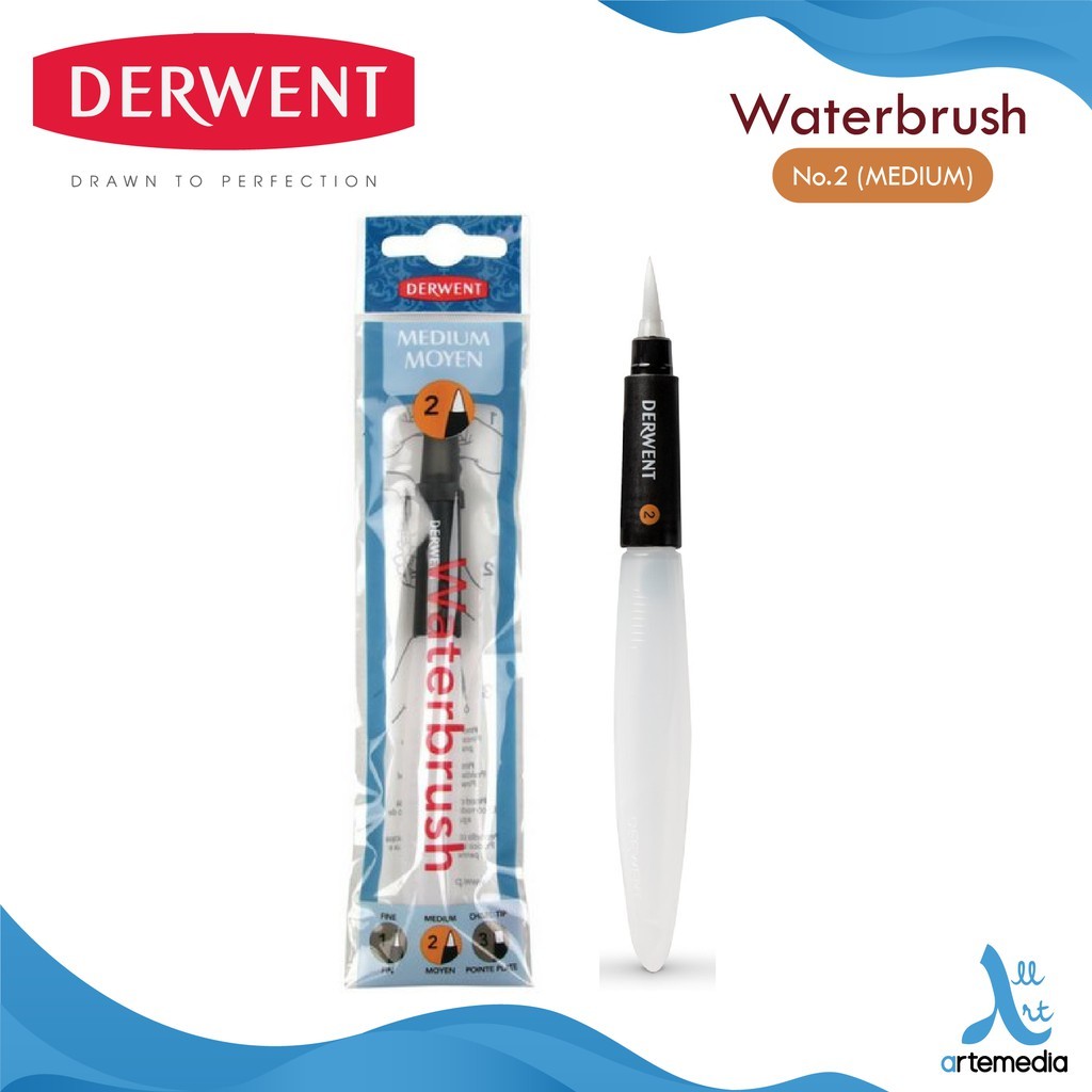 

Gramedia Surabaya - Derwent Waterbrush MEDIUM MOYEN-2