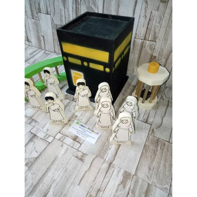 Mainan kreatifitas anak / Mainan Edukasi Anak Miniatur Ka'bah Belajar Manasik Haji Mainan anak murah