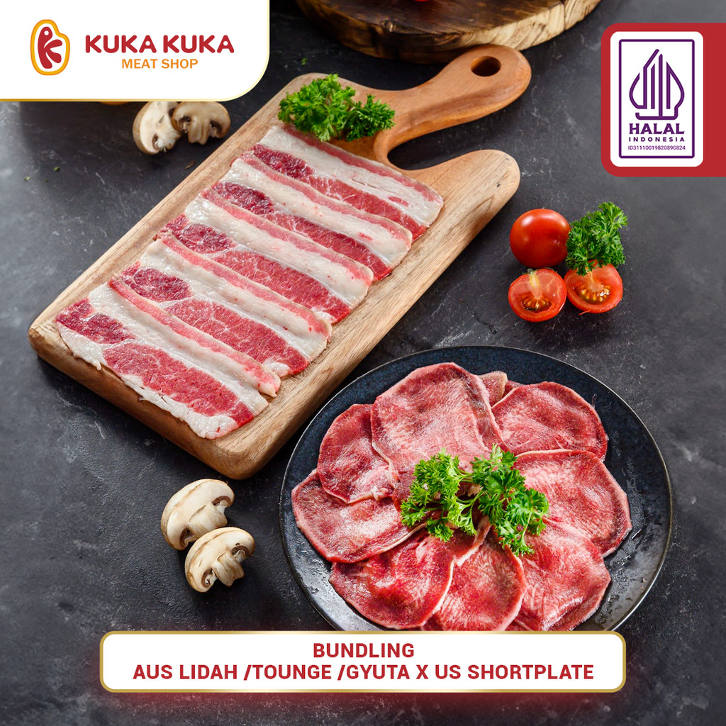 

Bundling AUST Lidah/Tounge/Gyutan 250gr + US Shortplate 500gr