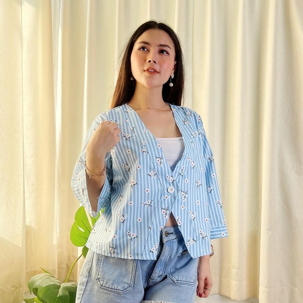 FF - ZEC BLAZER KANCING WANITA RANI / HARUKA BLAZER / BLAZER WANITA LENGAN PANJANG / PAKAIAN BLAZER 