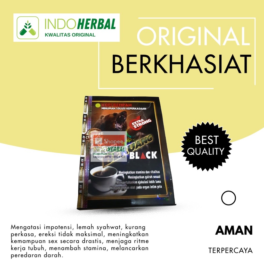 

Kopi Bubuk KopiBeruang Black Original Asli