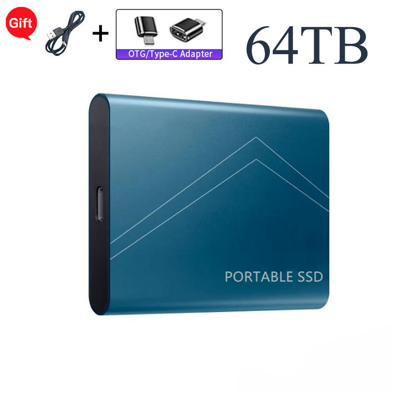 

For Xiaomi 1TB External Hard Drive Portable SSD 2TB Hard Disks Storage High-Speed External Solid State Drive USB 3.1 for Laptops
