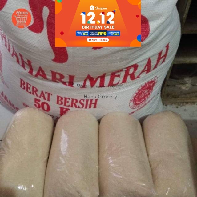

Hans Gula pasir curah Kemasan 1/4 1/2 1 kg