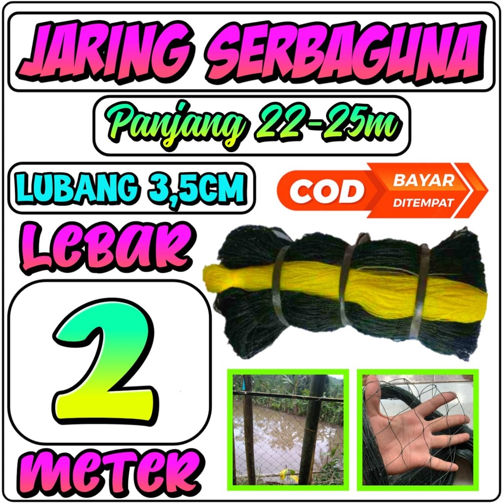 Jaring Ayam Jaring Kandang Ayam Lebar 2 Meter x Panjang 20-25 Meter