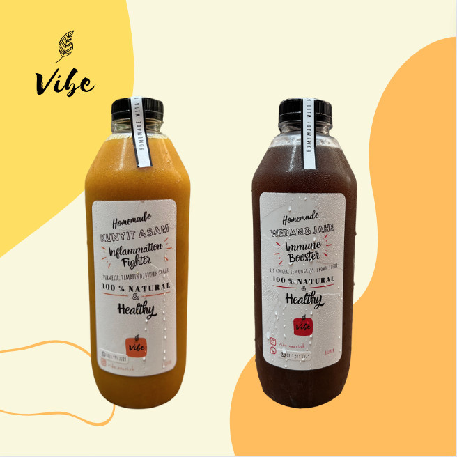 

2 Liter SPECIAL PRICE - Kunyit Asem + Wedang Jahe TEG