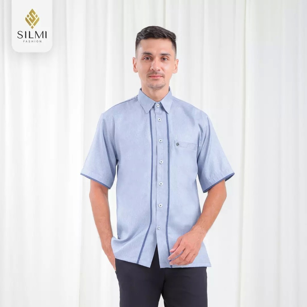 Silmi Fashion Family Baju Kemeja Sabrina Koko Dewasa by Silmi