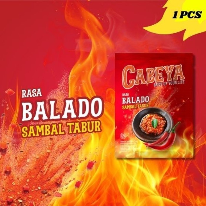 Cabe Bubuk Sachet Rasa Balado 15gr Cabeya