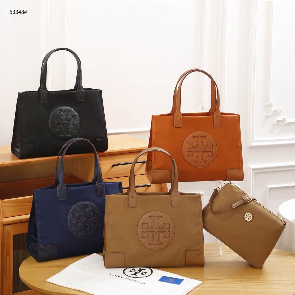 Tas Wanita #53348 Ella Nylon Large Tote Bag Bahan Canvas Nylon Branded Import