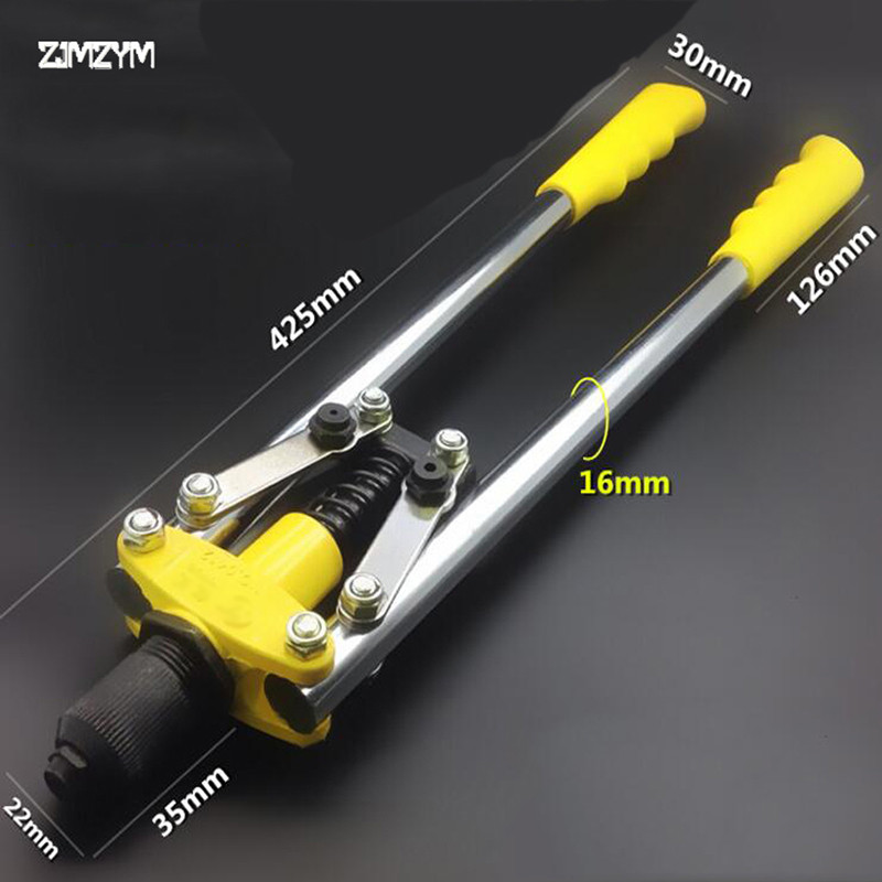 Manual Double-Handle Blind Rivet Gun Pull Rivet Gun Pull Cap Gun Labor-Saving Pull Willow Gun Pull R
