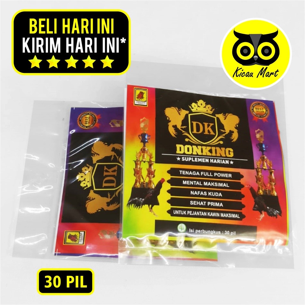 KICAU MART Jamu Ayam Donking Jalu Aji Ramuan Herbal Premium Suplemen Harian Jamu Ayam Jago Bangkok J