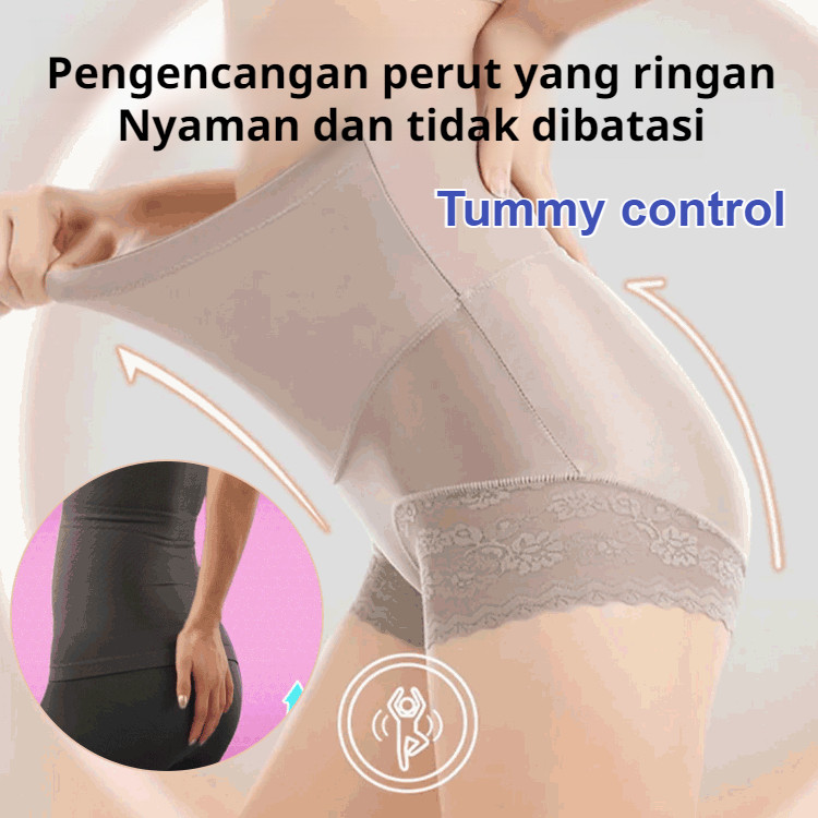 【COD+Kirim Dalam 24 Jam】 Celana dalam kontrol perut wanita mulus /celana dalam kroset pengecil perut