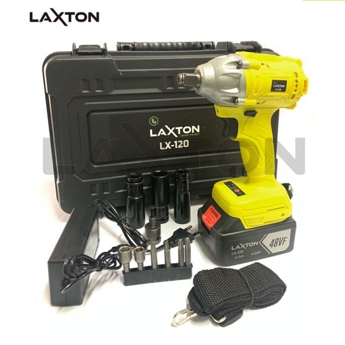 IMPACT WRENCH LAXTON BRUSHLESS 48 V MESIN BOR IMPACT 350 NM