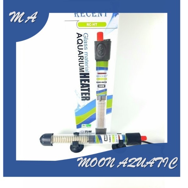 heater kaca heater aquarium RECENT RC HT 25 WATT 50 WATT 75 WATT 100 WATT 150 WATT 200 WATT 300 WATT