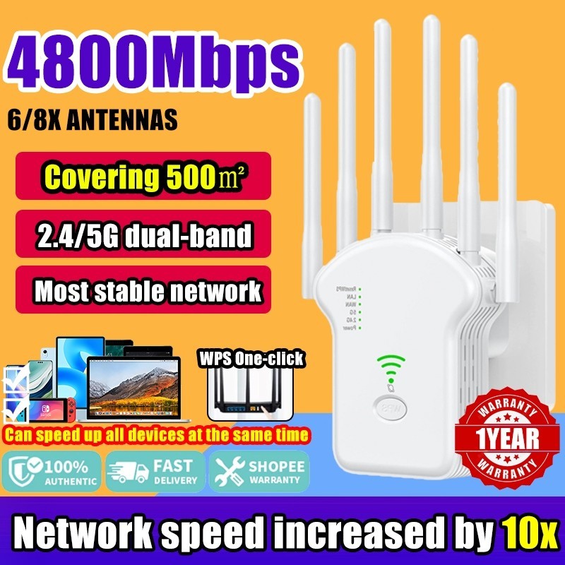 Wifi  Repeater Wireless/Repeater Wifi 6 Antena 300Mbps Nirkabel/Repeater Wiffi 5g/Wi-Fi Extender Rou