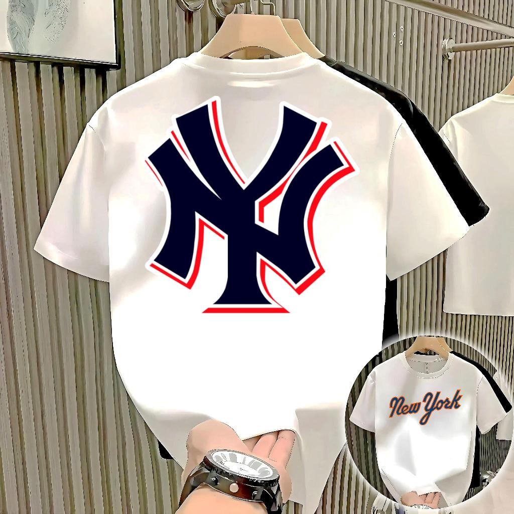 【Kaos】Kaos Distro Import Keren Baju Pria Original Premium Katun Kekinian Warna Putih