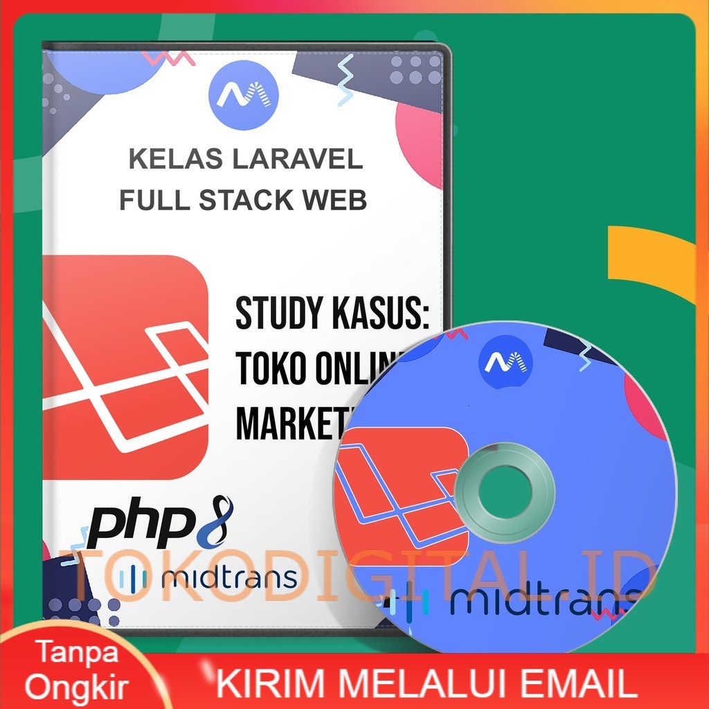 Ecourse Laravel Full-Stack Web Toko Online BWT - Laravel PHP 8 Midtrans