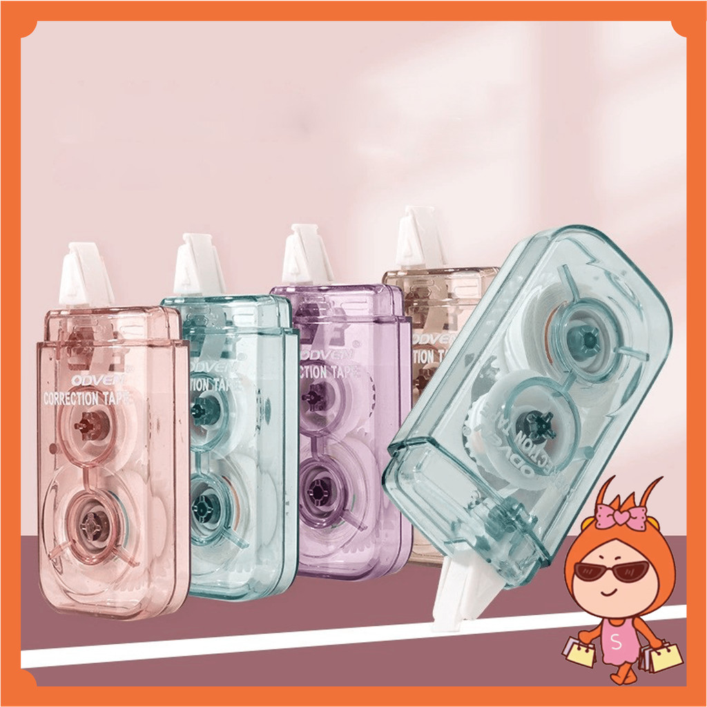 

Reseller Welcome - S6609 Tip Ex Roll Warna Unik / Alat Tulis Siswa 3M