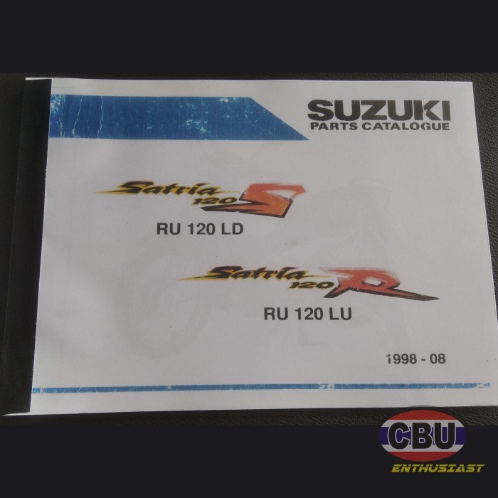 Best Seller Part Katalog Satria 120 Lumba Hiu TS 125 RGR Sprinter - Satria Lumba
