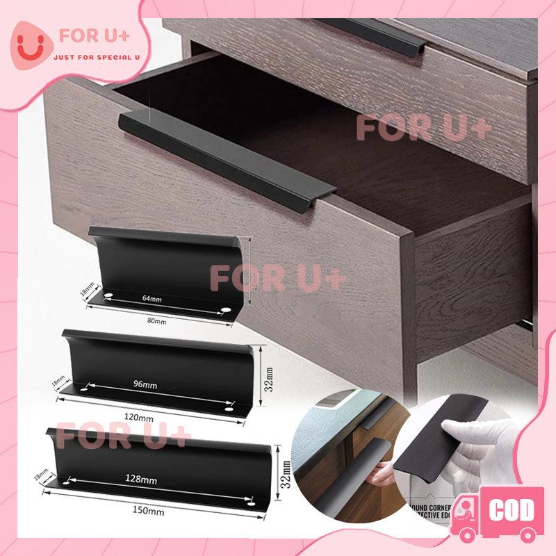 Tarikan Pintu Laci / Pegangan Lemari Dapur / Handle Minimalis /  Pintu Lemari Kabinet Aksesoris
