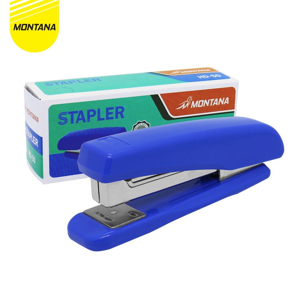 

MONTANA Stapler Jepretan Staples 12 Cm Colorful Jegrekan Hekter HD-50D