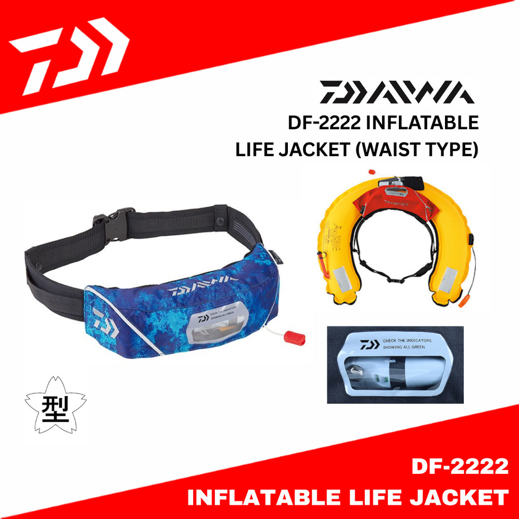 Daiwa DF-2222 Inflatable Life Jacket Waist Type