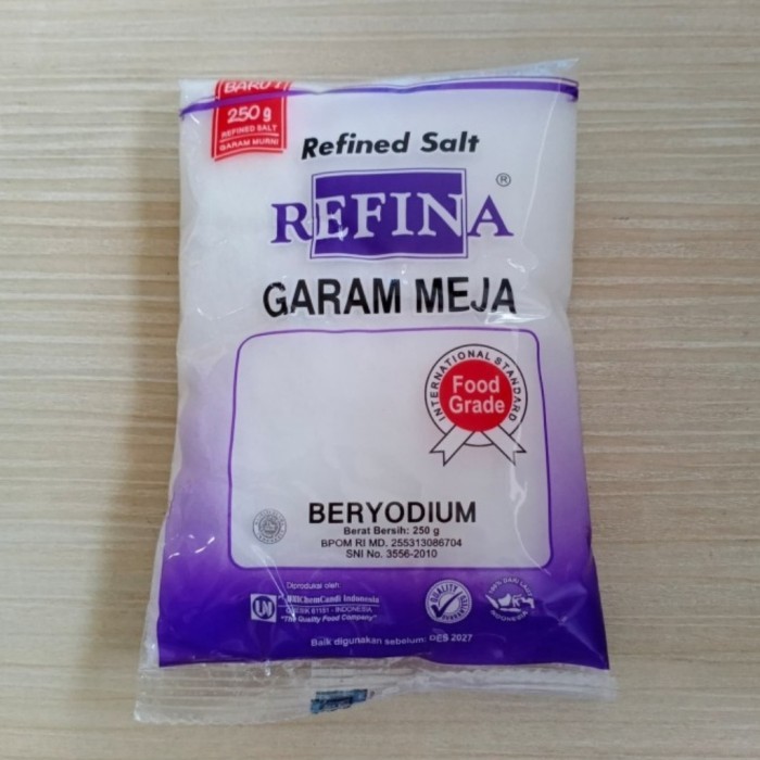 

garam meja refina 250gr
