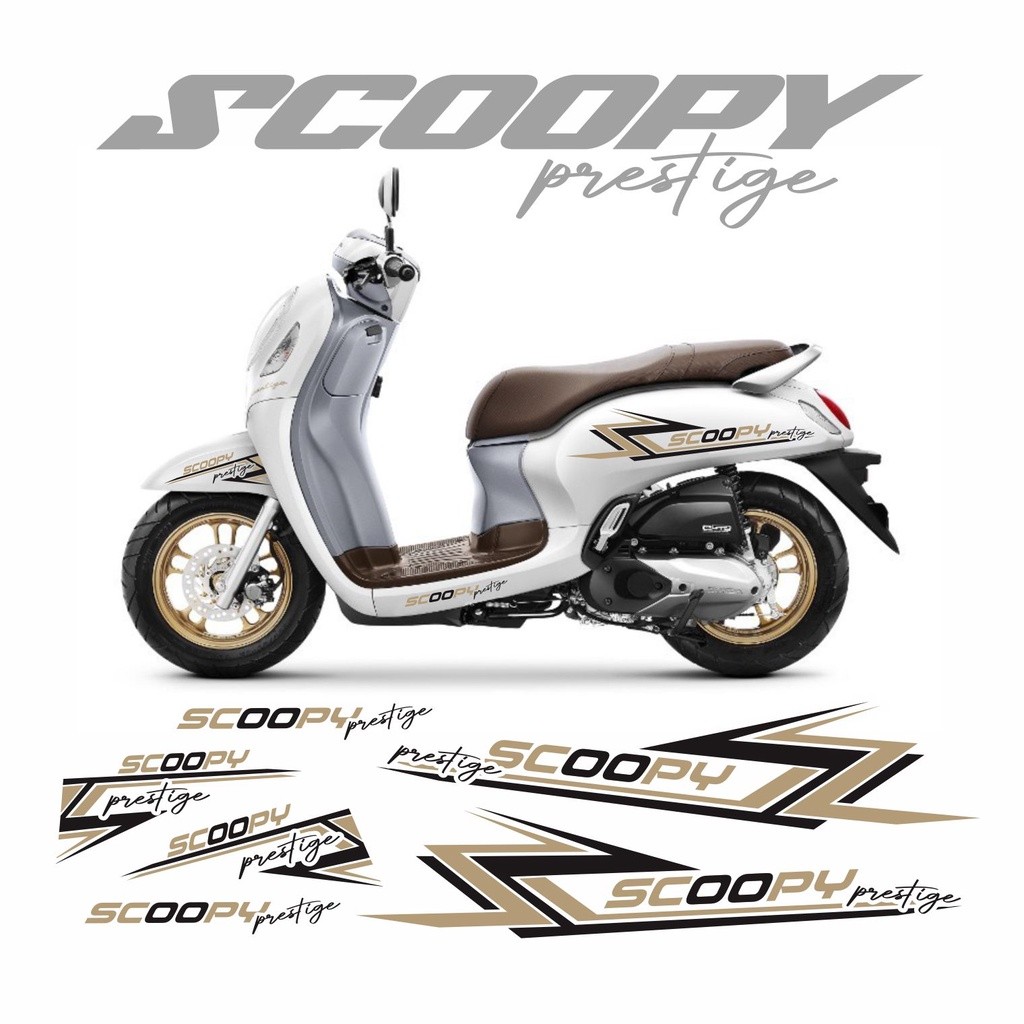 Striping Scoopy Prestige 2021 2201 - Variasi Stiker Scoopy Prestige 02