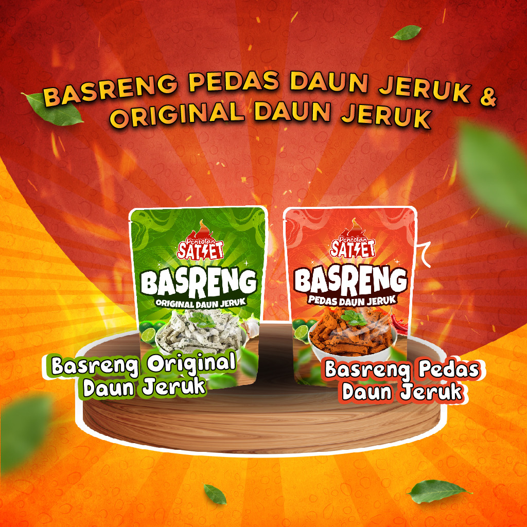 

Pentolan Satset Paket Bundling Basreng Original Daun Jeruk dan Pedas Daun Jeruk (Dapat 2)
