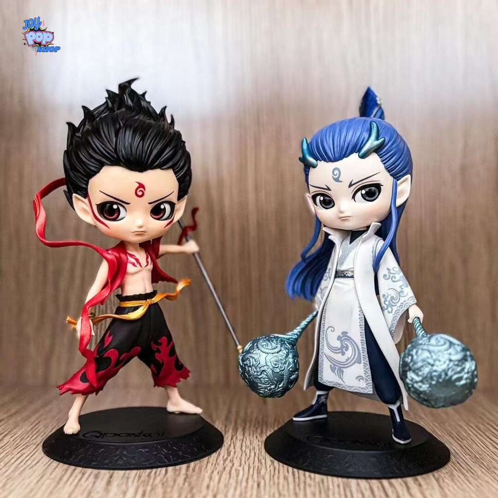 Action figure Nezha Ao Bing 17CM Minifigure Nezha Ao Bing resin PVC pajangan koleksi Nezha AoBing Pa