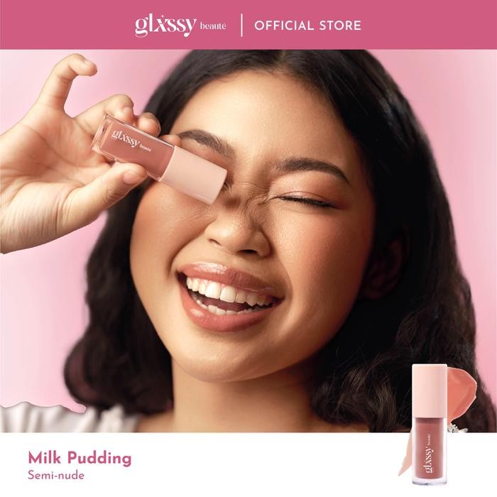 Glxssy Beaute Honey Silk Glossy - Lip Gloss Series - MILK PUDDING