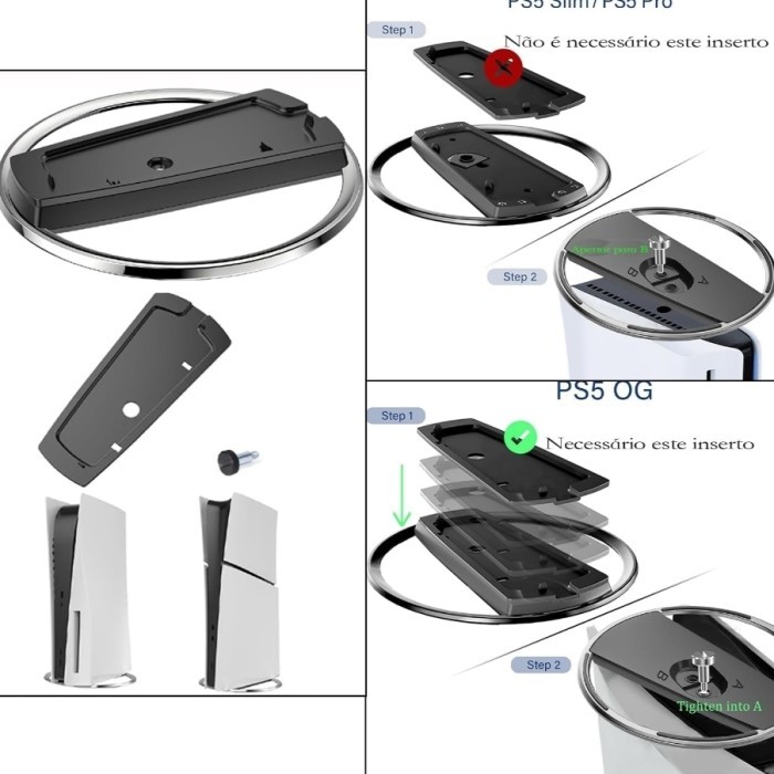 PS5 Slim Disc / Digital Version Vertical Stand - Sony Jepang OEM