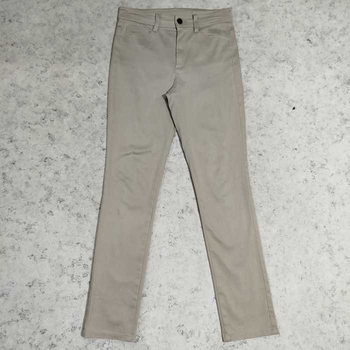 Celana panjang chinos wanita coklat susu UNIQLO SINCE 1984 bahan strecth