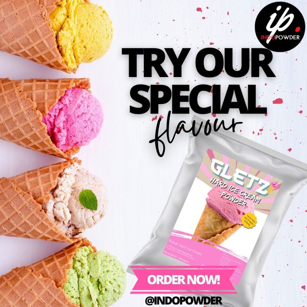 

IP Bogor - Bubuk ES KRIM / ICE CREAM Aneka Rasa 1Kg untuk Cafe, Waralaba dan Resto