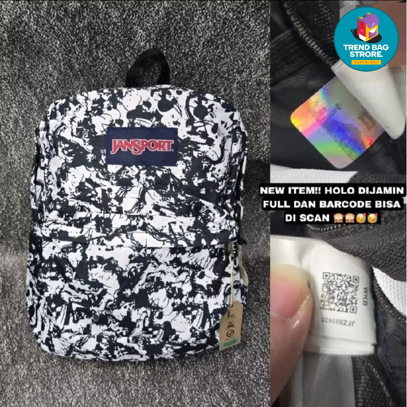 TAS JANSPORT MOTIF TINTA HITAM