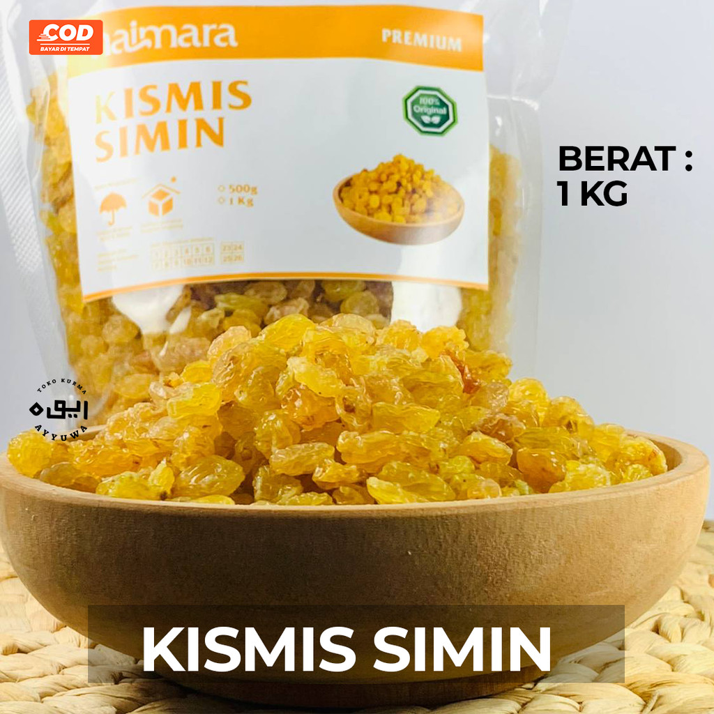 

KISMIS GOLDEN SIMIN MANIS KEMASAN 1KG PREMIUM