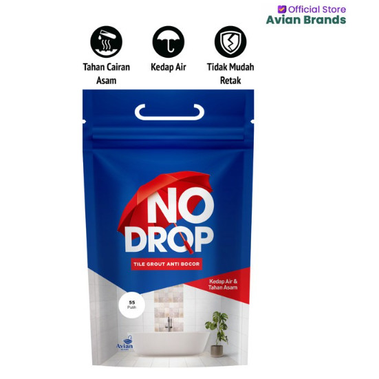 SEMEN NAT KERAMIK GRANIT KAMAR MANDI NODROP 1KG BAK MANDI LANTAI DAPUR KOLAM ANTI BOCOR WATERPROOF