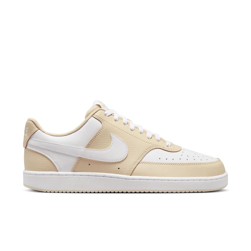 NIKE Sportswear Court Vision Low Khaki White Original Sepatu Olahraga Pria [HM9862-200]